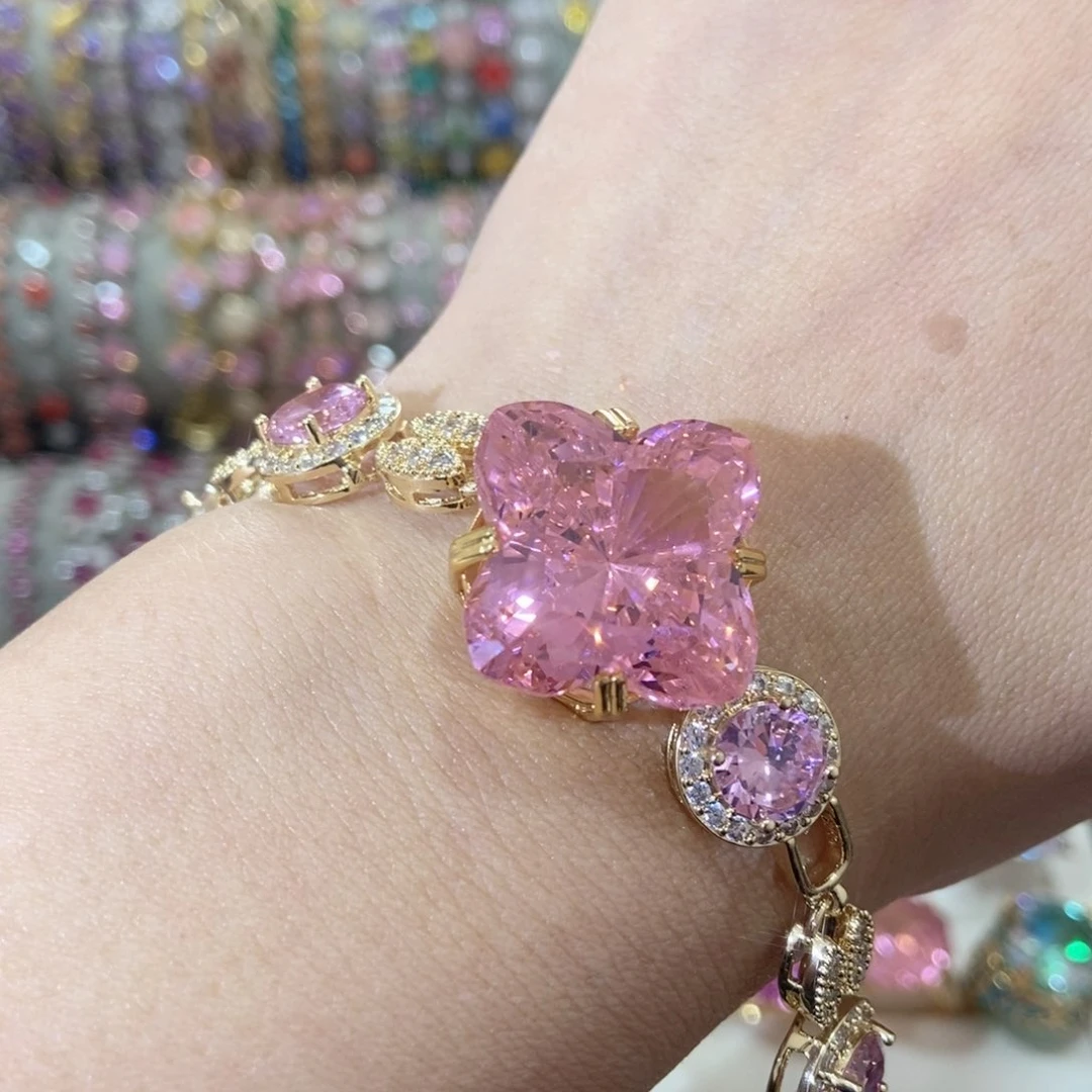 66锆石（处理）手链