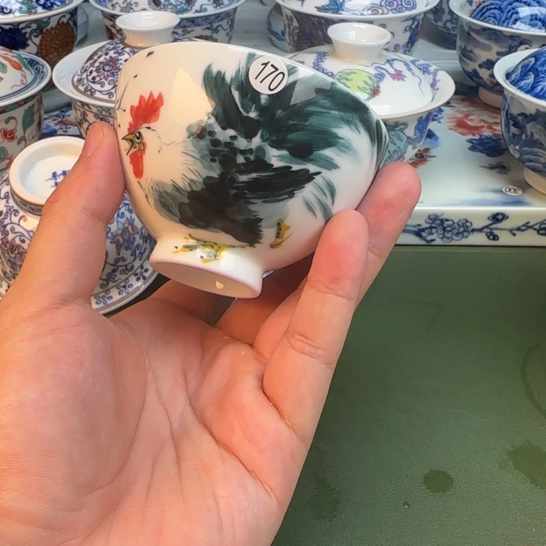 彦祖纯手工手绘茶具170