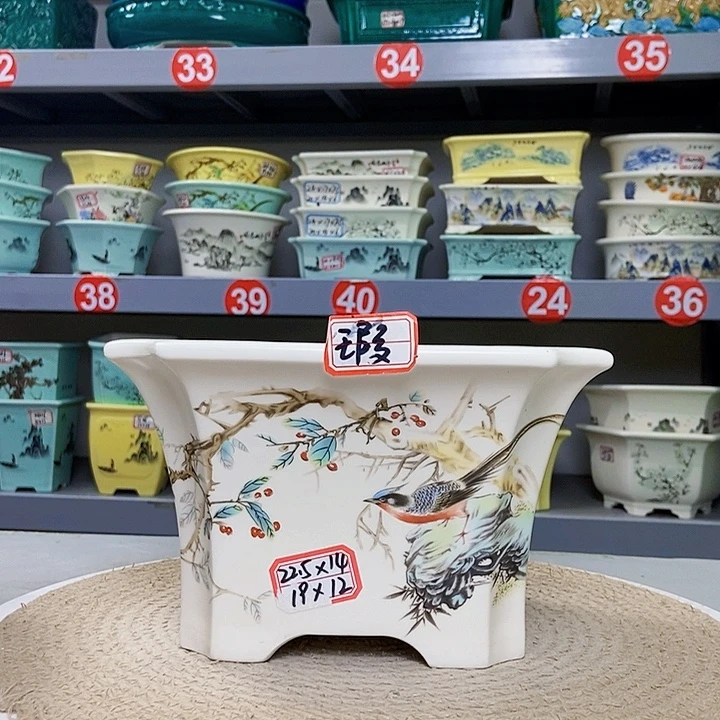 紫砂花瓶紫砂花盆