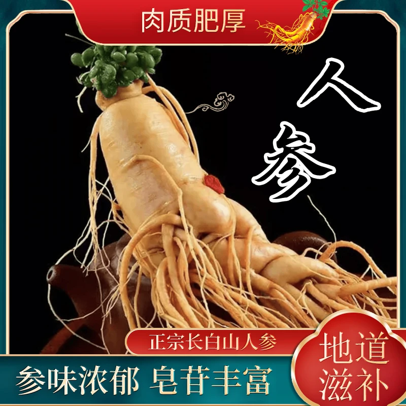 长白山保鲜人参 一颗净重10g