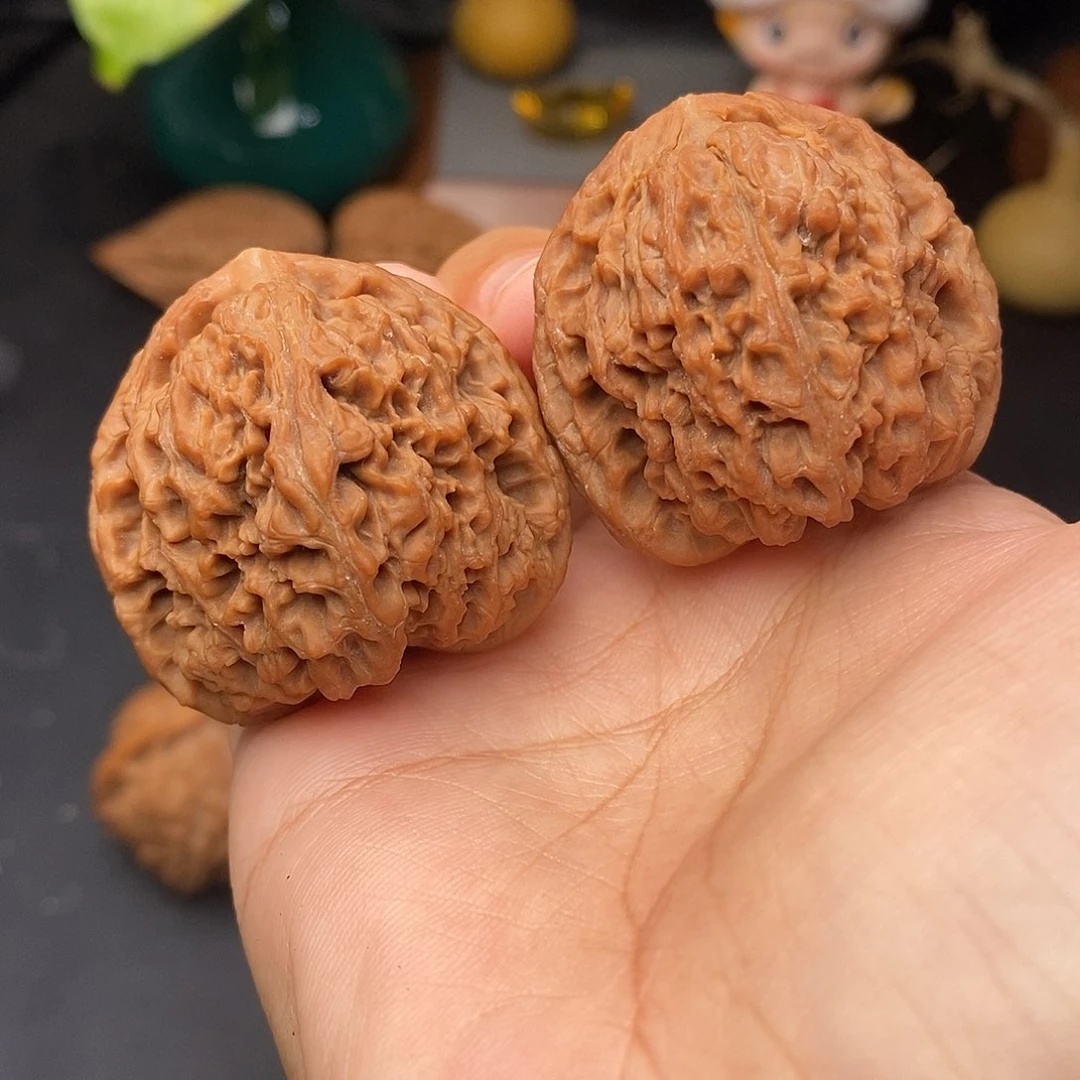 把件文玩核桃三角疆全品40-