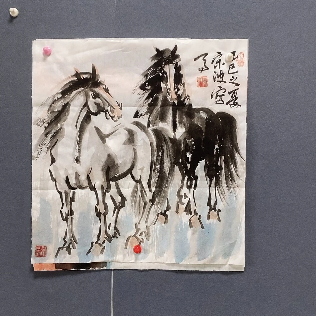 国画宋波50/50手绘画芯