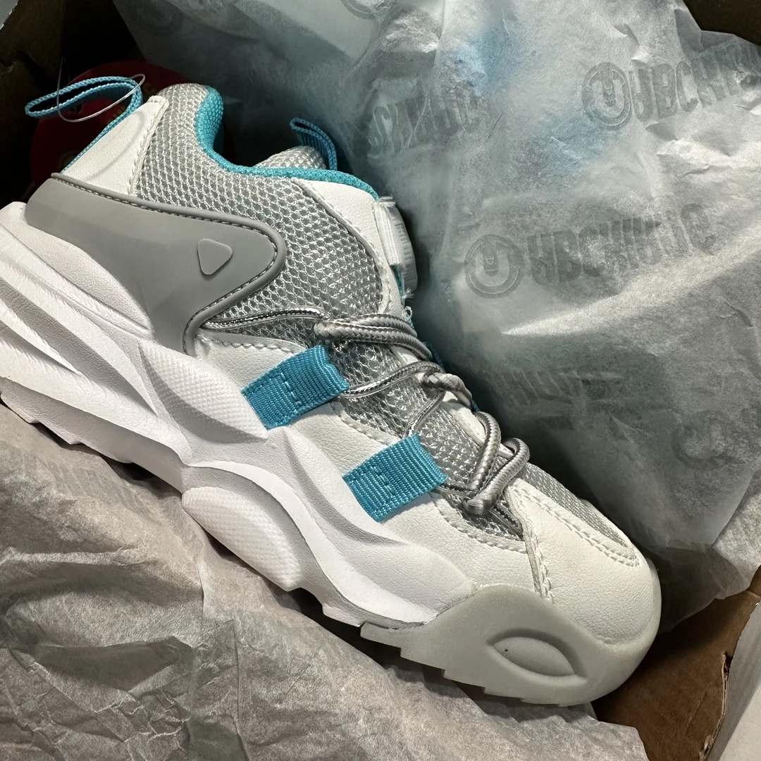 【36-39码】儿童时尚百搭休闲软底防滑旋转纽扣运动鞋5188