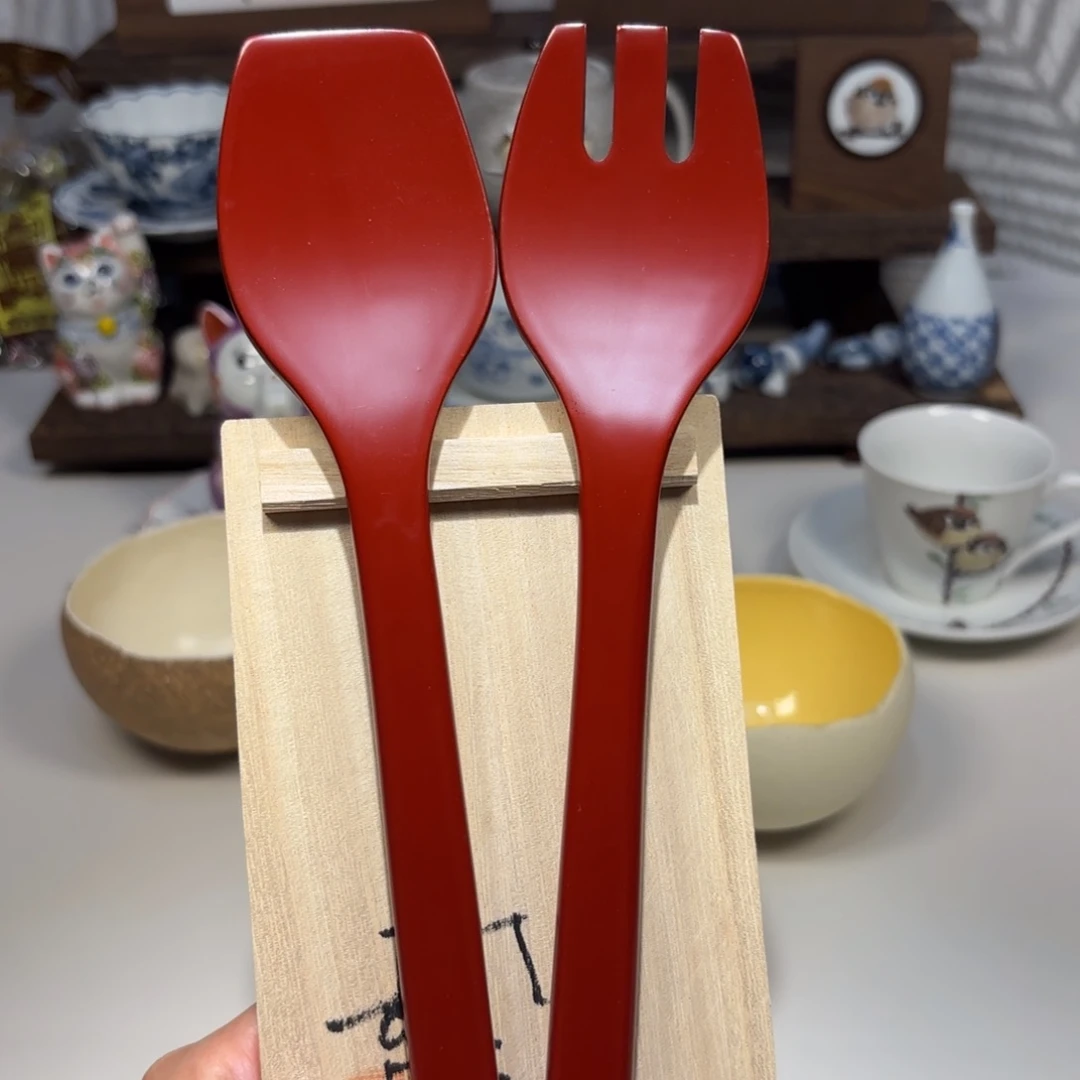 瓷轮岛涂 天然木天然漆 饭铲