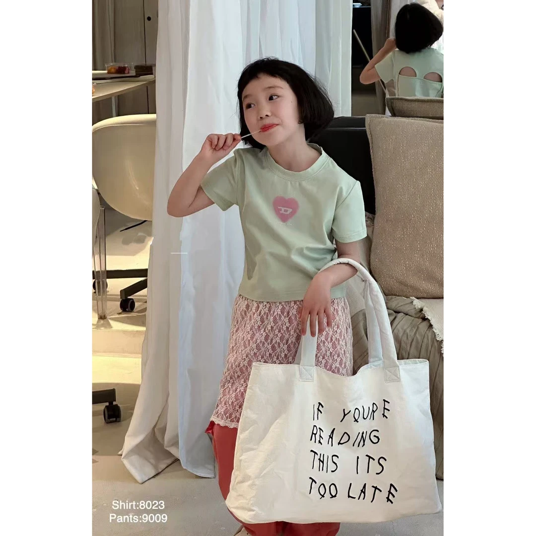 18023高端潮流时尚百搭潮品童装休闲短袖T恤B12-2-3