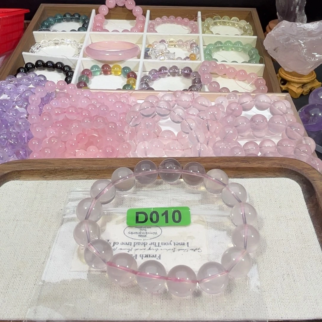 未镶嵌手链水晶莫桑比克粉水12