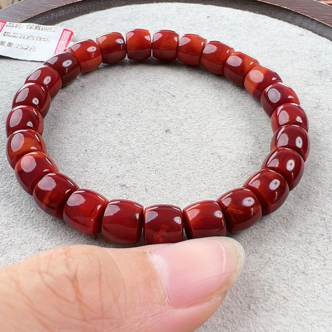南红玛瑙手串未镶嵌