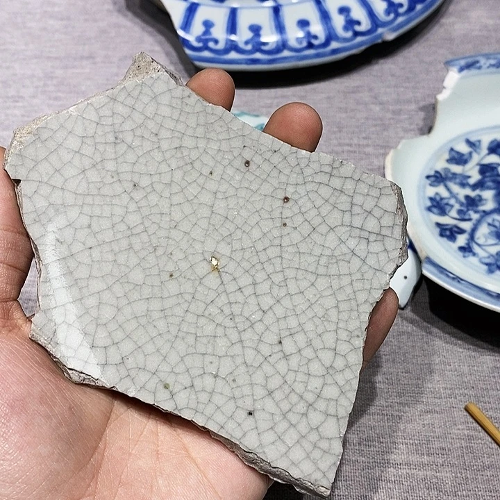 金吉**羽铜精品瓷片标本