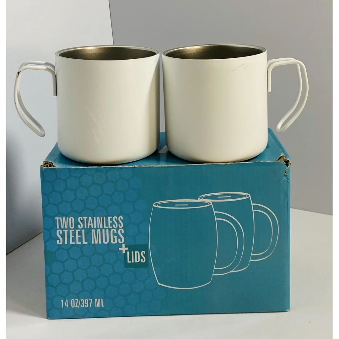 采用“食品级不锈钢”双层结构保温保冷马克杯杯子套装 混色