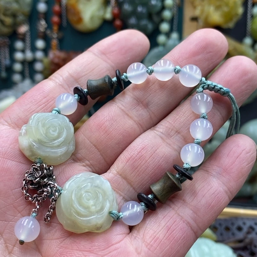 【闪购商品】未镶嵌岫玉手牌