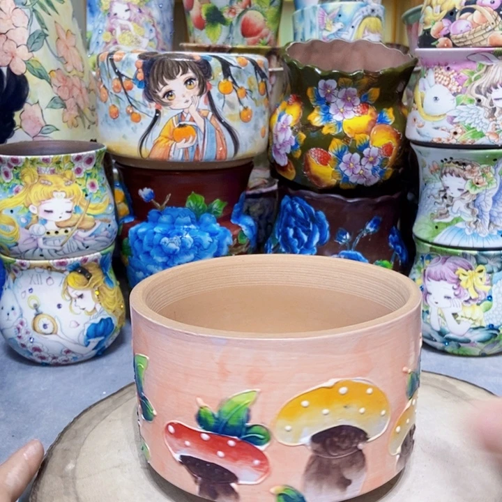 景德镇艺术手绘作品
