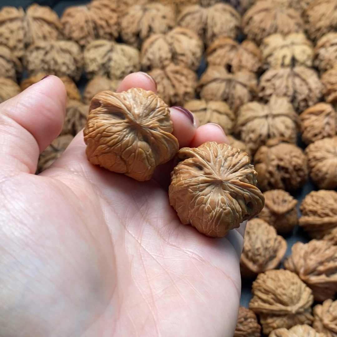 文玩核桃把件35磨盘蛇头