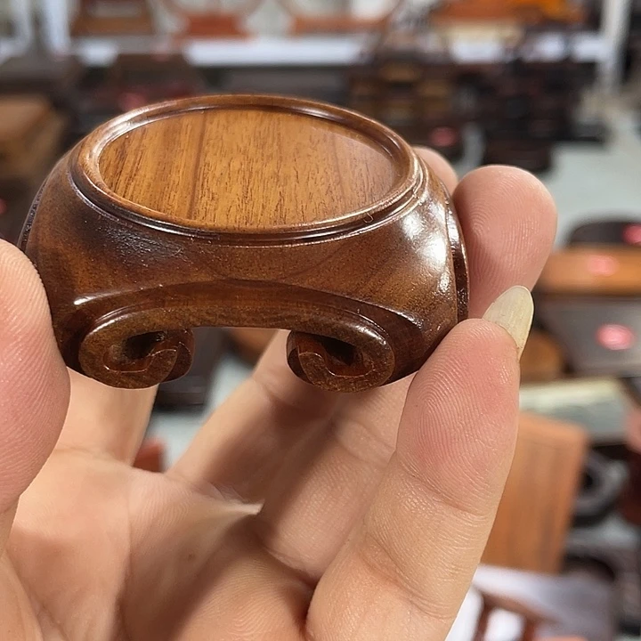 红木底座工艺品紫砂红木底座工艺品6个