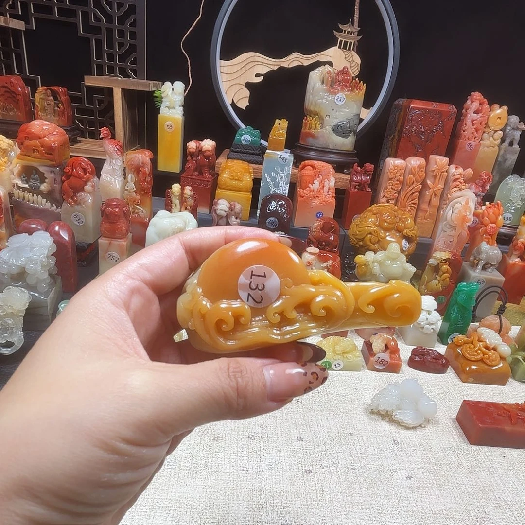 寿山石印石寿山石雕刻