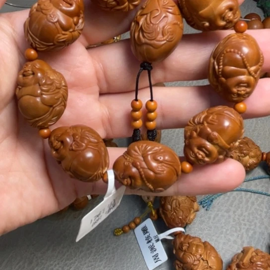 橄榄核手串/手链鲨鱼背弥勒