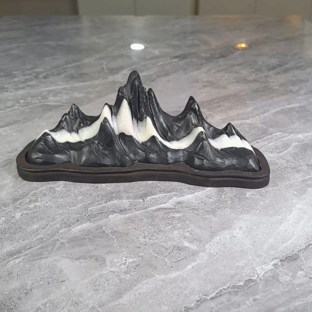 闲***者灵璧石奇石摆件观赏石