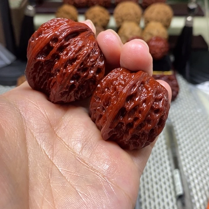 吊坠文玩核桃磨盘半壁