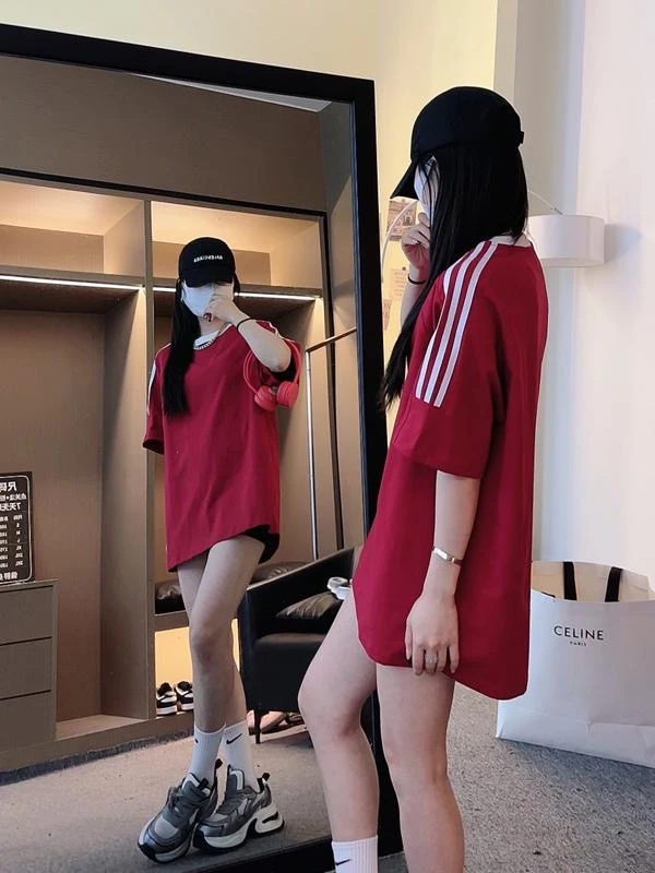 立体裁剪遮肉显瘦夏季t恤男女时尚休闲百帅25-35岁短袖男t恤in1