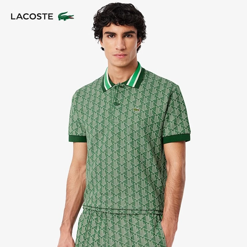 LACOSTE法国鳄鱼男装25春夏新款时尚潮流复古短袖POLO衫|DH1417