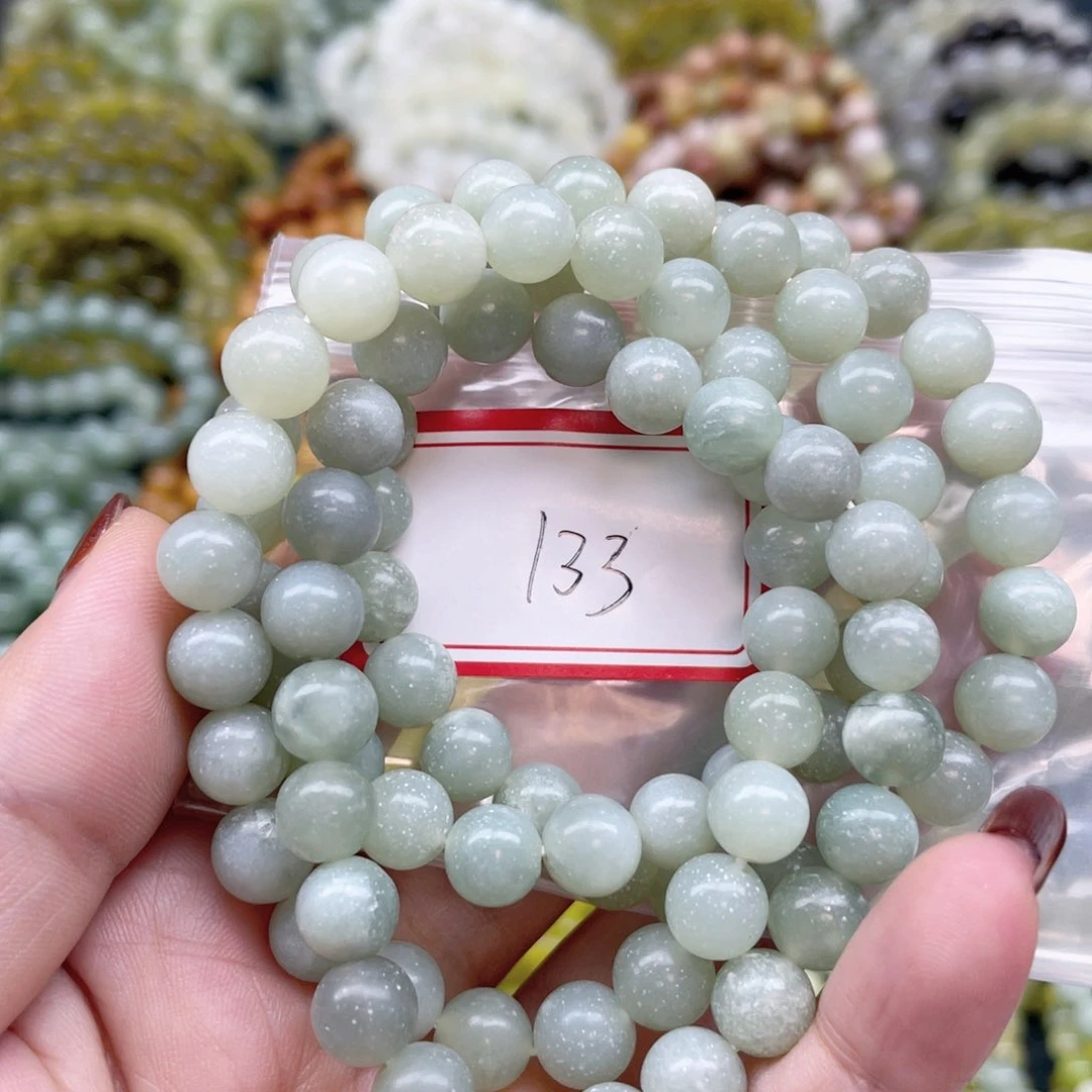 未镶嵌蛇纹石玉手串?**?