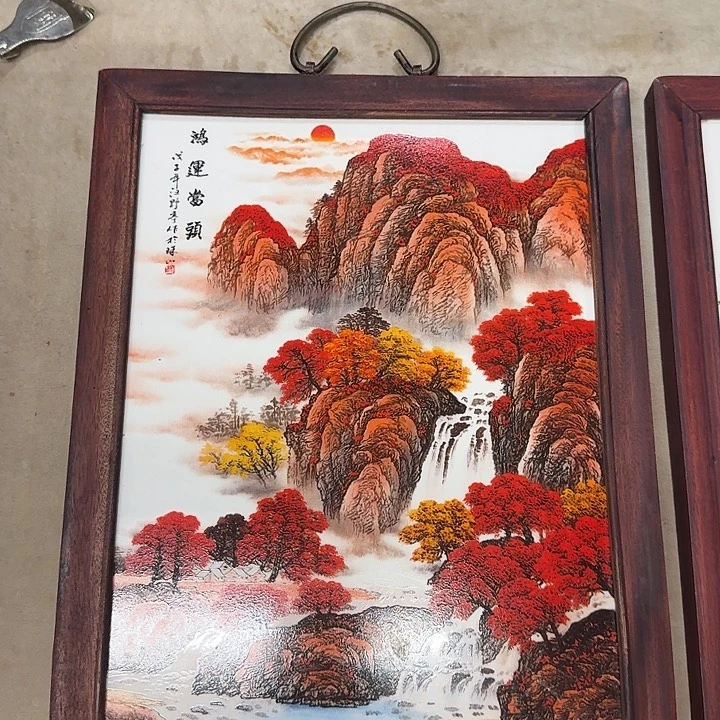 摆件瓷板画瓷板画