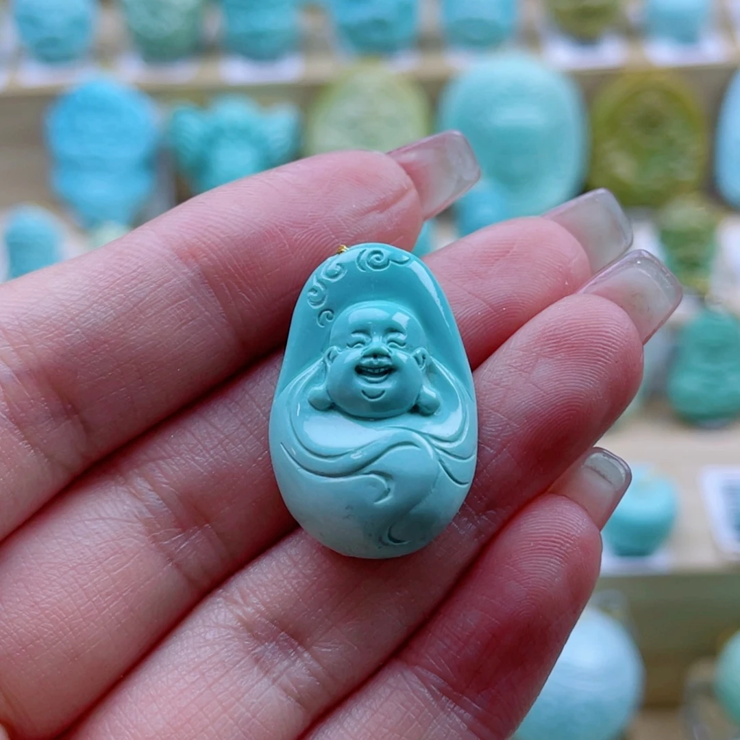 绿松石未镶嵌珠宝奇石