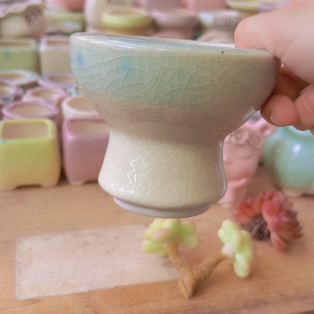 陶瓷花盆当场满12包邮