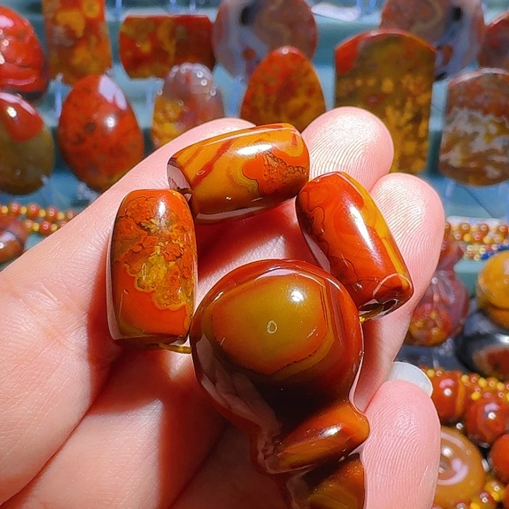 未镶嵌玛瑙/玉髓珠宝半成品