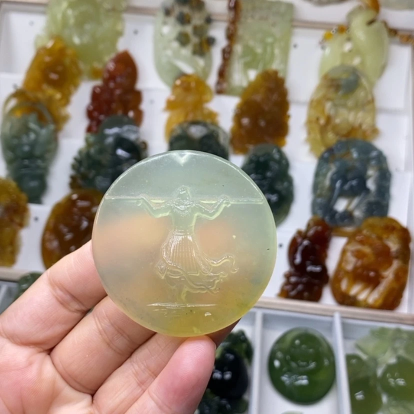 【闪购商品】未镶嵌蛇纹石玉颈饰