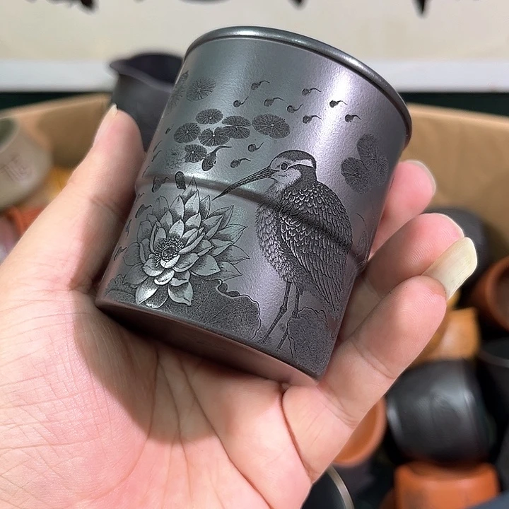 茶杯紫砂全手工紫砂主人杯