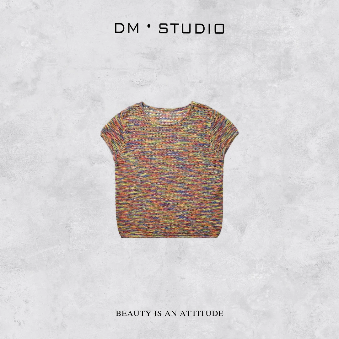 •STUDIO/气质时尚彩色小众精致和纸纱针织衫上衣2504ZZS/2509