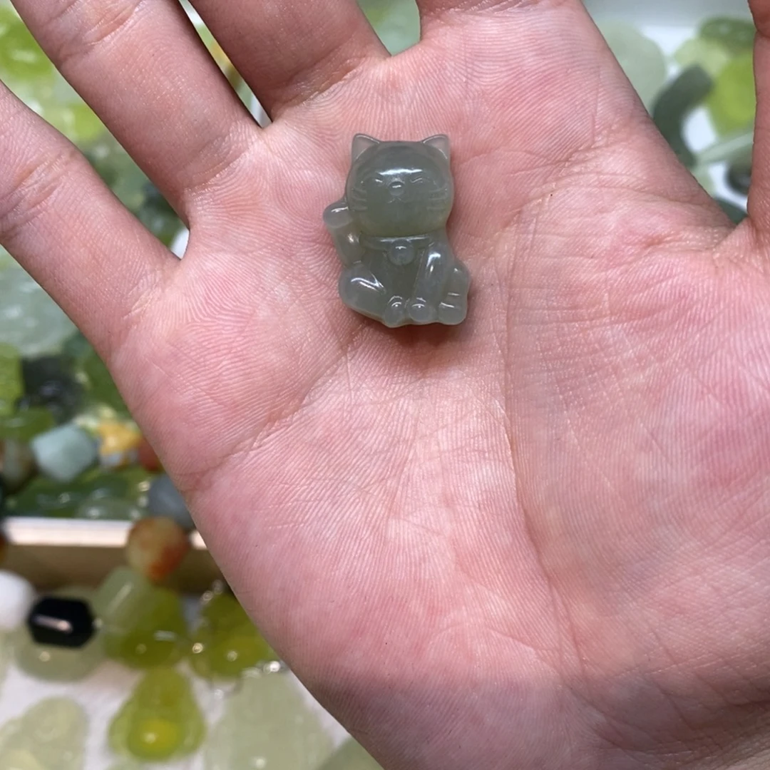 岫玉未镶嵌吊坠(不含链)两单包邮