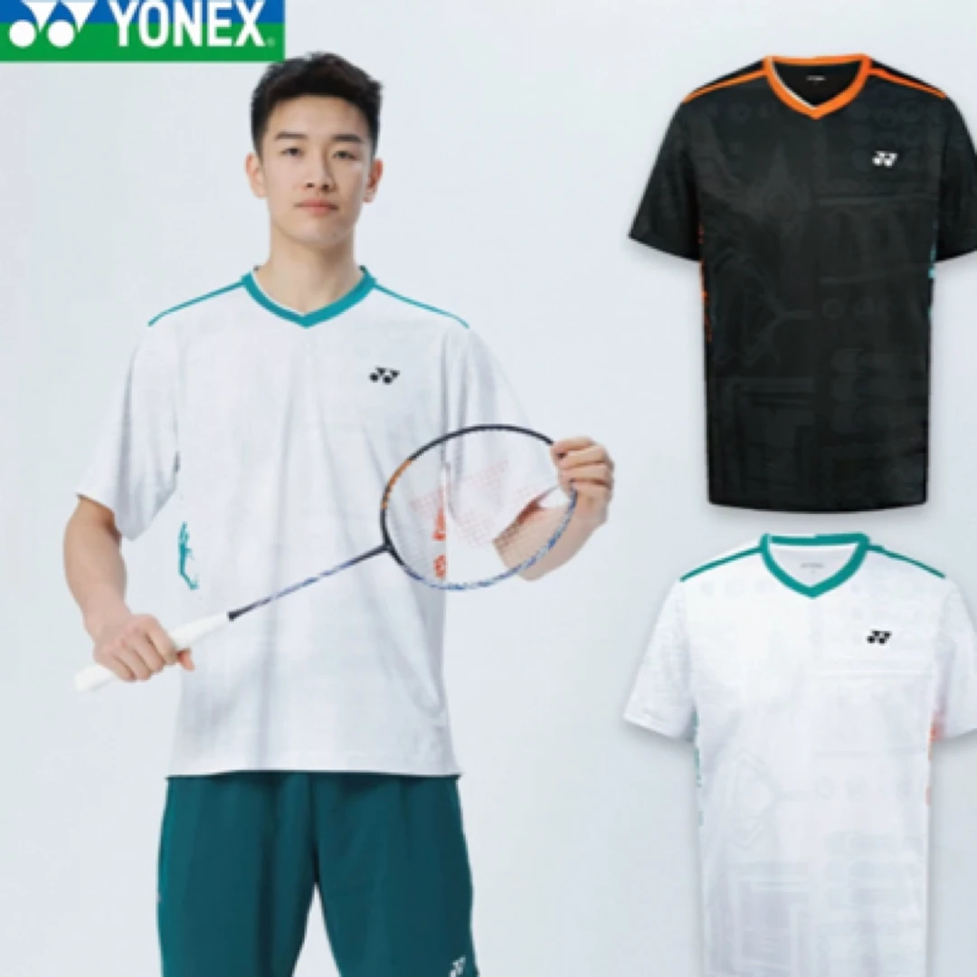 2025年新款尤尼克斯YY羽毛球服运动服T恤上衣短袖