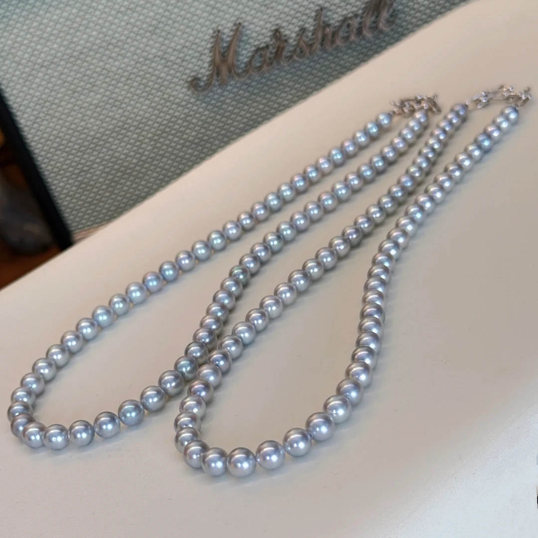 【小彤专属】【天空】海水真多麻珍珠项链6-7多样性/发一RY8227