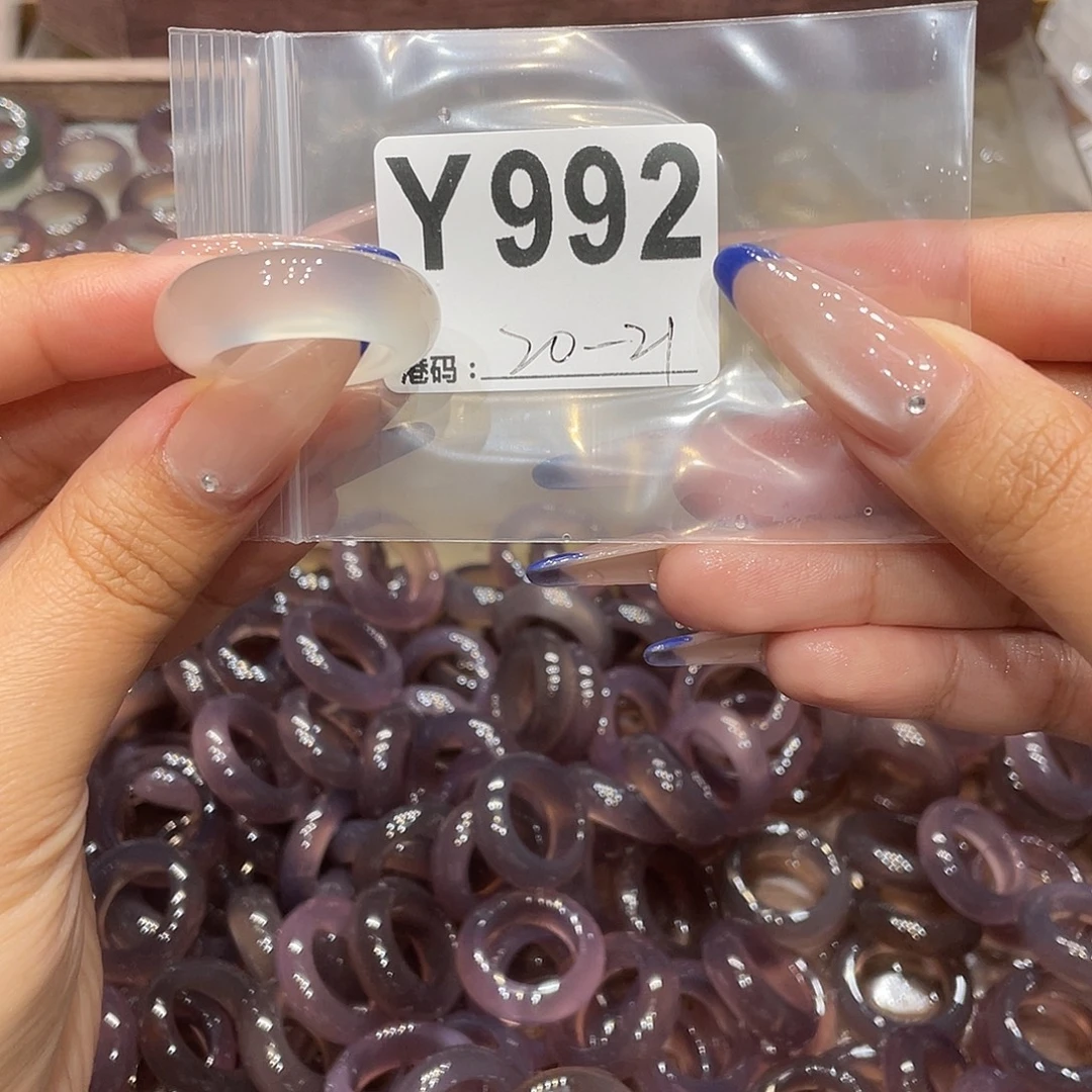 玛瑙/玉髓未镶嵌戒指992