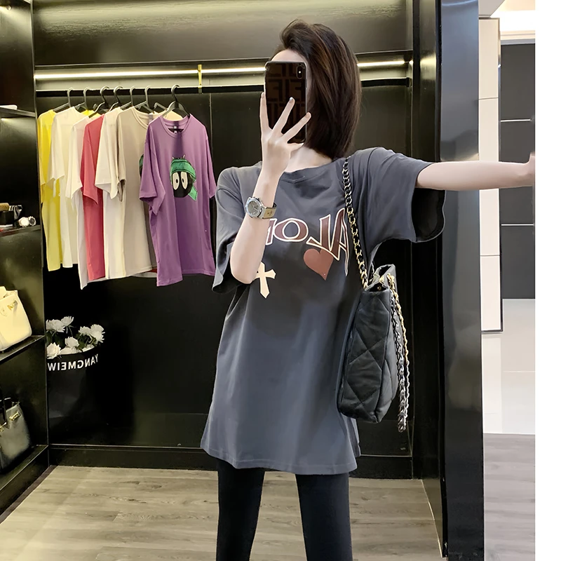 美式复古短袖t恤女夏季宽松2025新款欧货洋气设计感小众潮牌上衣