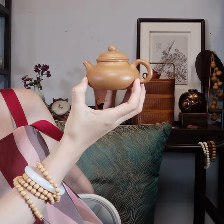 墨***茶壶紫砂容天壶半手工