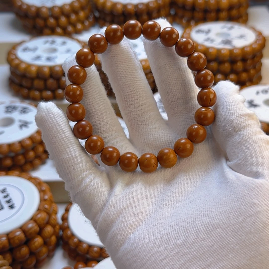 桃核手串ℳ****龙纹桃核火云龙珠