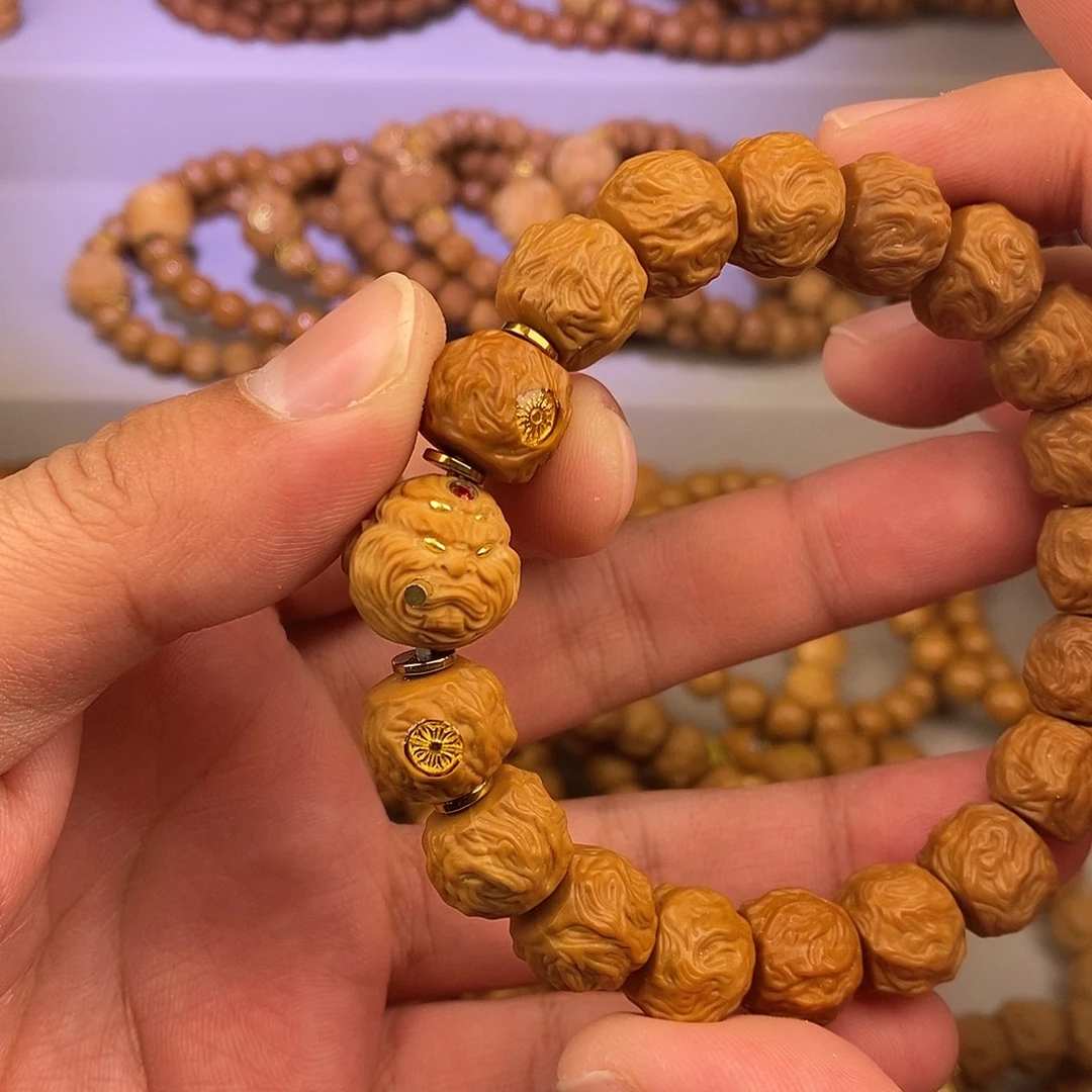 X***.手串猴头核桃全品大龙蛇 四目