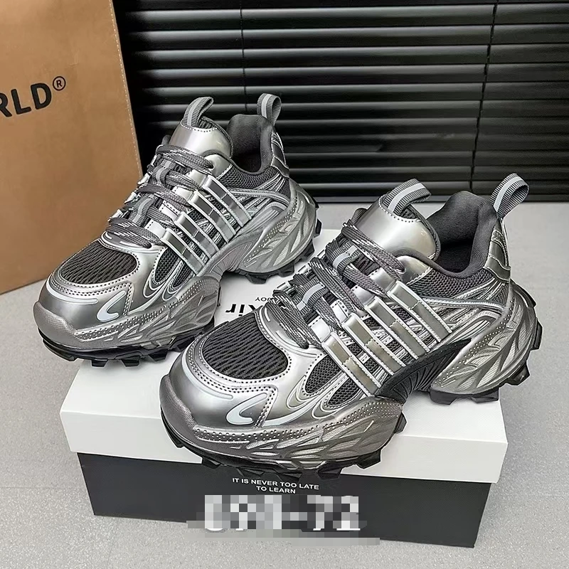 【杨杨粉丝专属】2025轻便舒适透气女老爹鞋重工艺舒适鞋1656-23