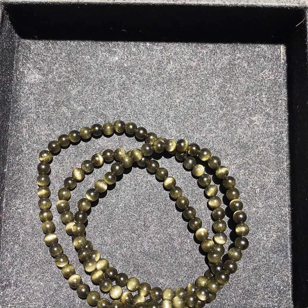 黑曜岩未镶嵌颈饰