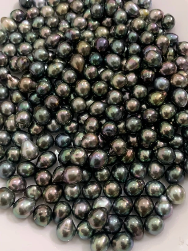 海水珍珠大溪地裸珠多样性拍一 11mm