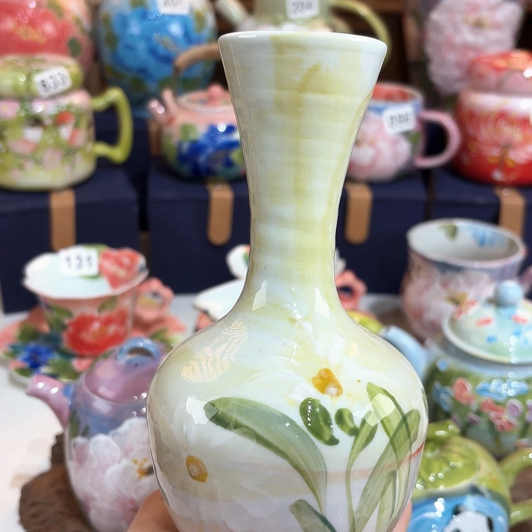 景德镇手绘高温釉下彩陶瓷茶具