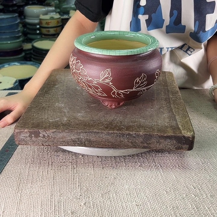 泳坤堂石湾盆陶瓷