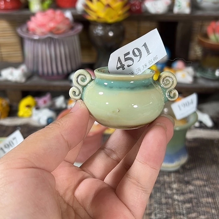 口2.5 手工花盆满30包邮