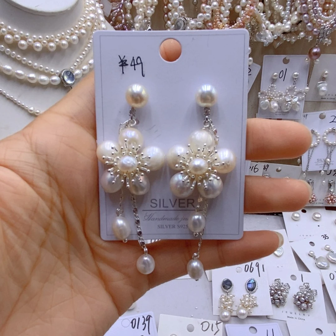 淡水珍珠手绳银S925镶嵌