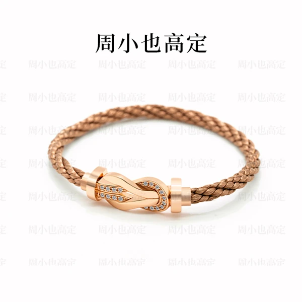 合金手链 【linlin专属】8字扣头发财扣手绳ins小众设计手链小众