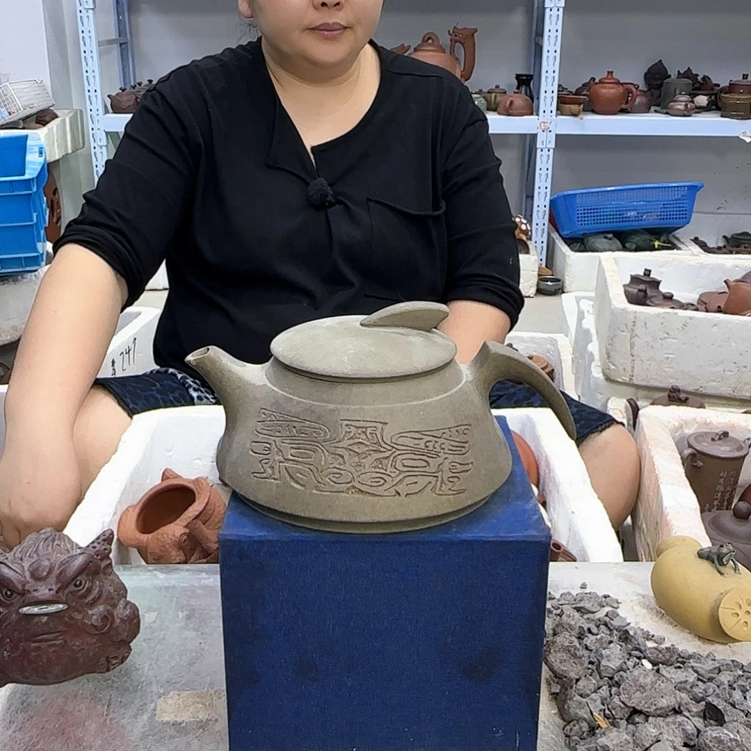 紫砂茶壶宜兴紫砂壶瑕疵处理