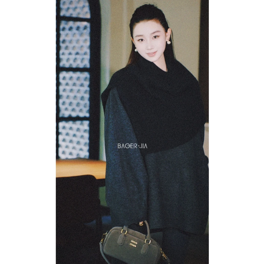 88-宝儿家含幂BV93925308早秋新款极简松弛感柔软手工缝制毛衫