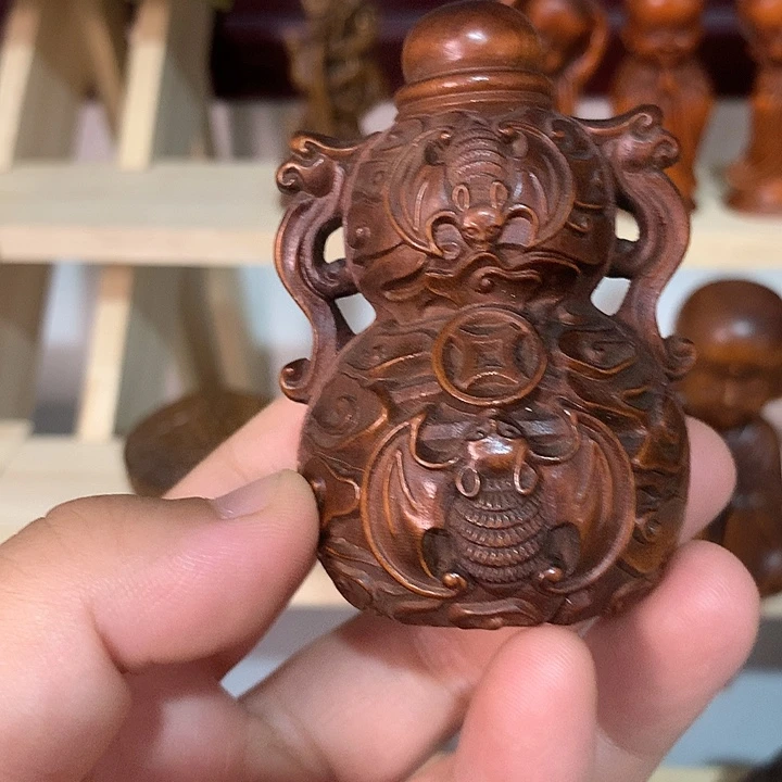 黄杨木葫芦小摆件